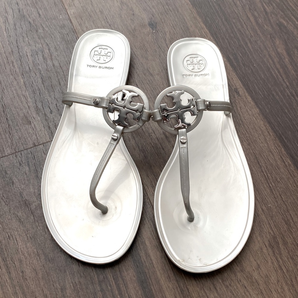 Tory Burch sandals.